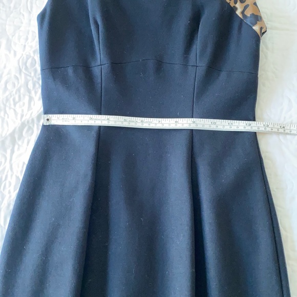 Caché Black with leopard accent sheath dress - Picture 6 of 8